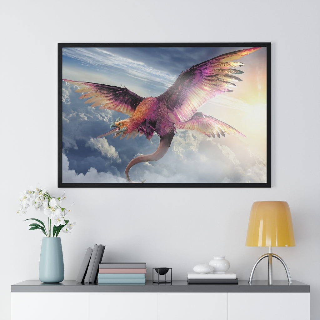 Bird of Prey from Quantum Beyondum - Framed Print